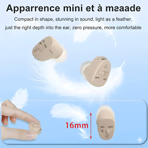 AudiPro™ Micro Appareil Auditif Léger – Son Clair et Naturel - Service client et support