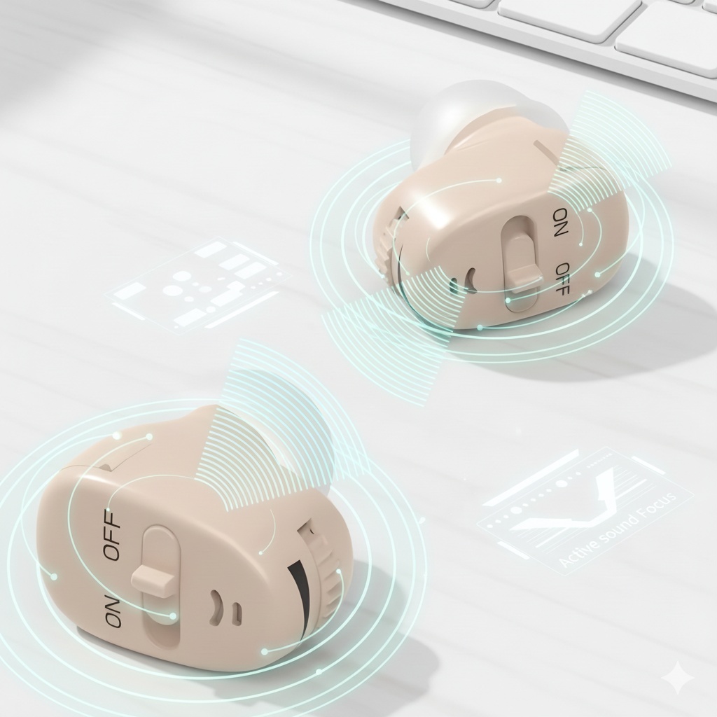 AudiPro™ Micro Appareil Auditif Léger – Son Clair et Naturel