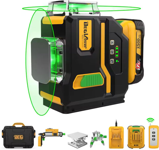 Laser à faisceau croisé vert