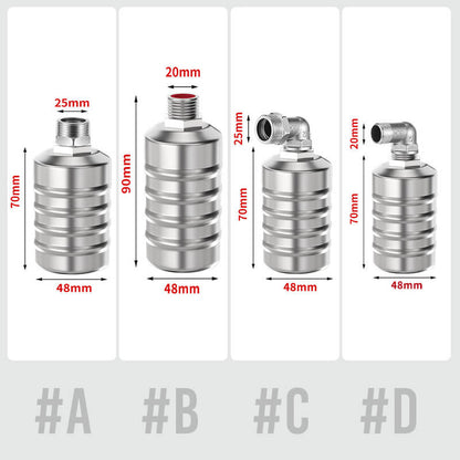 Vanne à flotteur automatique de niveau d'eau